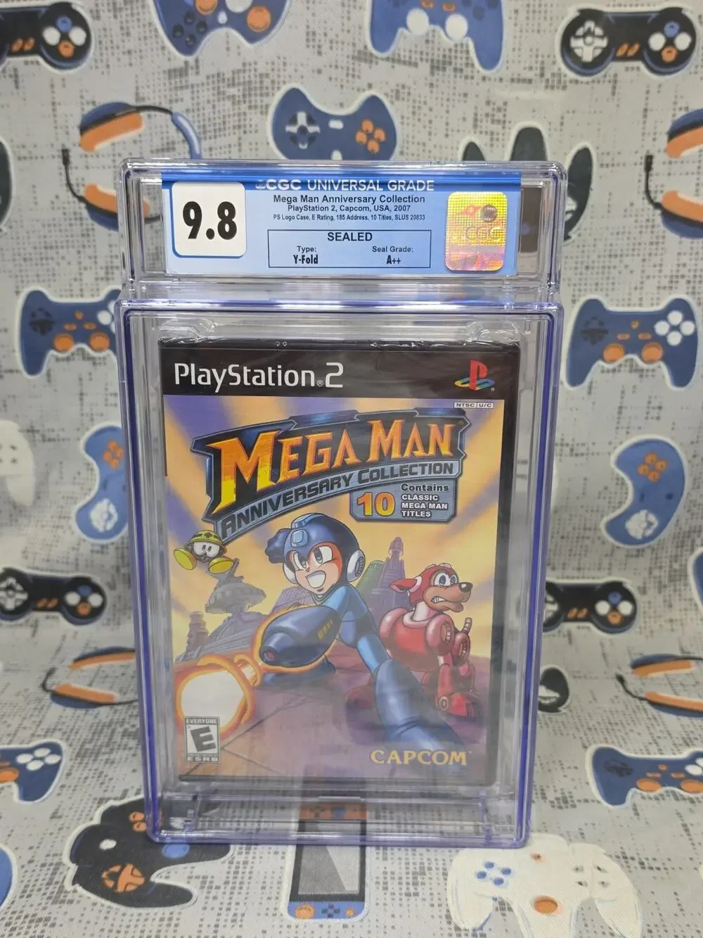 Mega Man Anniversary Collection (Sony Playstation 2, Ps2) CGC Graded 9.8 A++